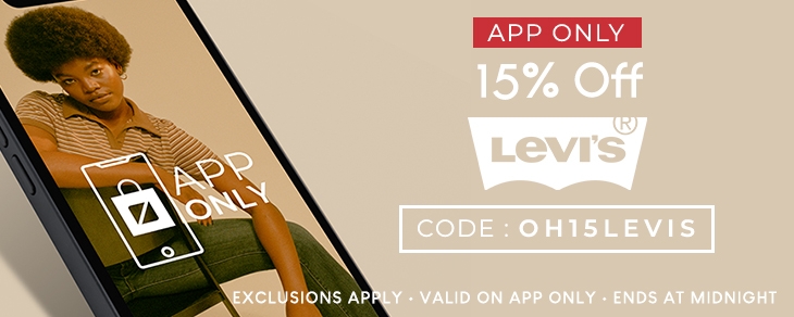 Levi's 15 deals off code