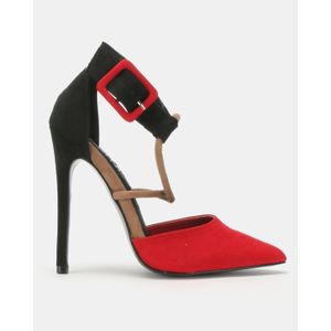 zando red heels