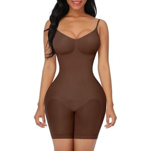 Generic Backless Body Shaper Women Control U Plunge Bodysuit