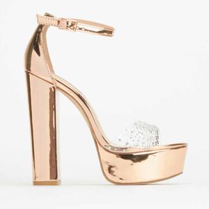 zando gold heels