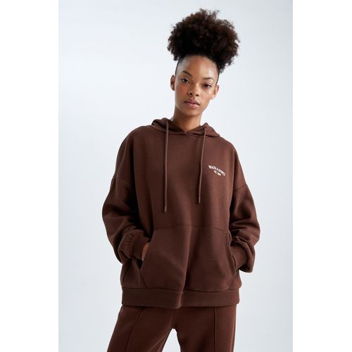 Women's Sweatshirt Brown DeFacto | South Africa | Zando