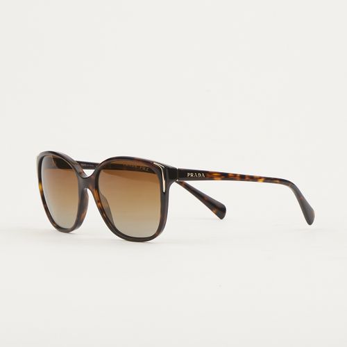 Amazon.com: Prada Brown Gradient Grey Oval Ladies Sunglasses PR 65XS 09G3D0  58 : Clothing, Shoes & Jewelry