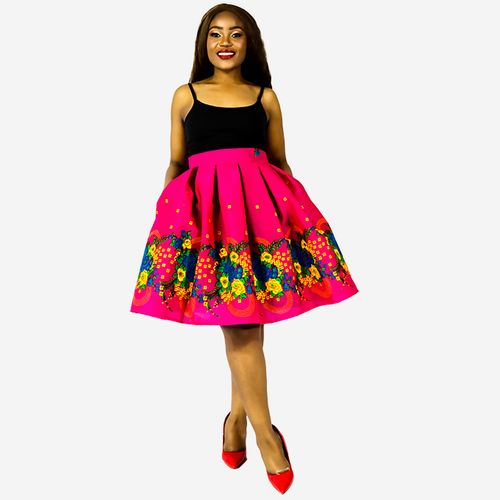 Kundai Pink Tsonga Skirt Africa Fashion House | South Africa | Zando