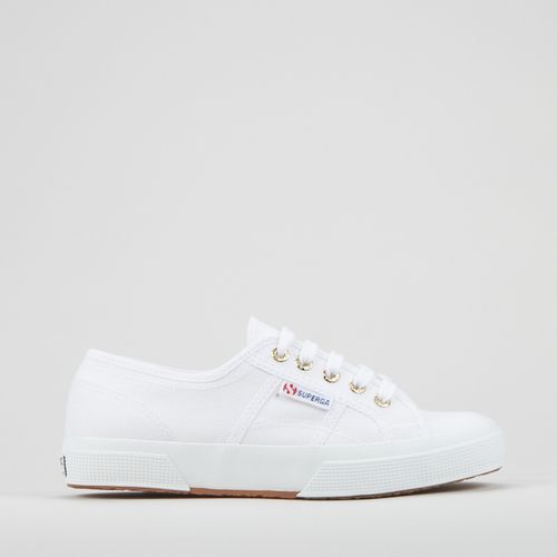 2750 COTU Classic Canvas Low Sneakers A3C White Pale Gold Superga ...
