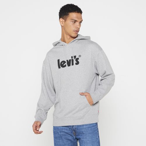 T3 Relaxed Graphic Hoodie Core Poster Grey Levi's® | South Africa | Zando