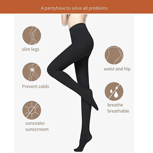 Black Winter Thick Pants Thermal Legging Pantyhose Tights For Women TruVon, South Africa