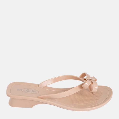 PVC Jelly Sandals- Nude with Heel- Juliet Bow Sandals & Me | South ...