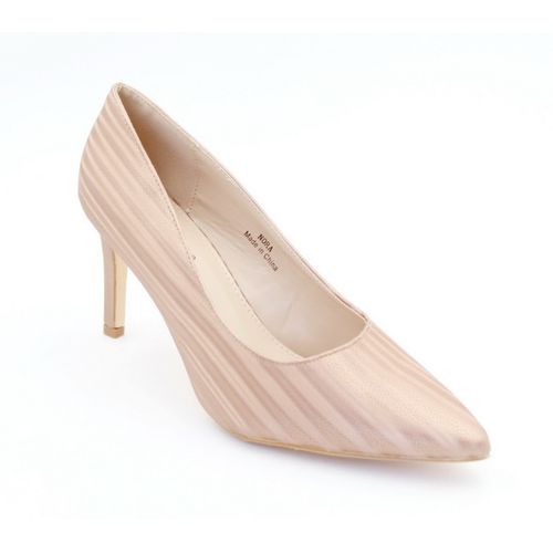 taupe mid heel court shoes