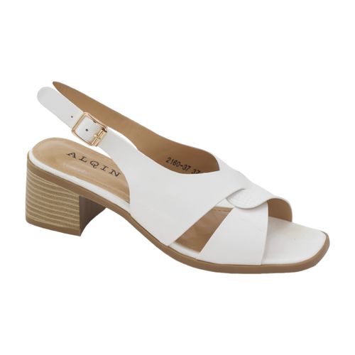 Lanu 5Cm Block Heel Pu Sandal White 4 LaMara Paris | South Africa | Zando