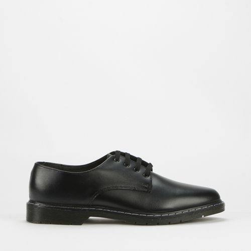 Humpty Men's Chunky Lace Up Stich Detail School Shoes - Black Toughees ...