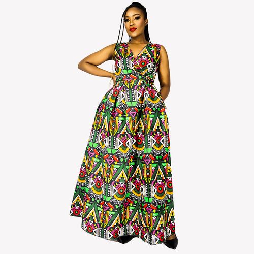 Kundai Masquerade Wrap Dress Africa Fashion House | South Africa | Zando