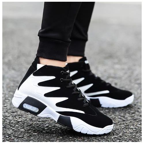 Men's casual fashion sneakers black and white Generic | Price in South ...