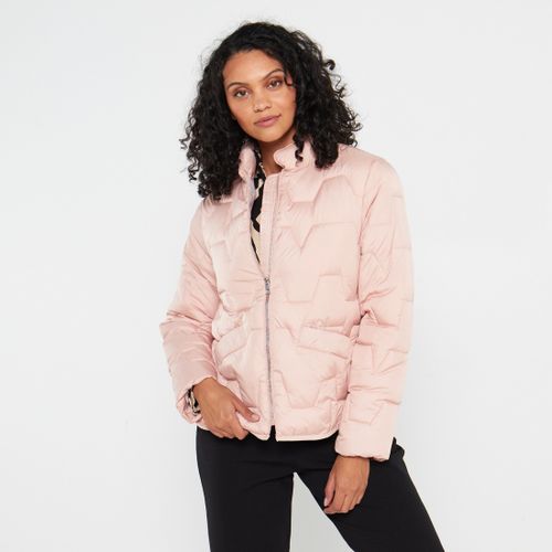 Short Puffer Jacket with Long Sleeve -Soft Pink Utopia | South Africa ...