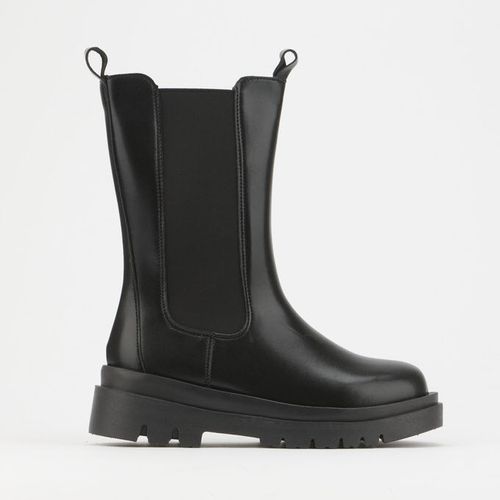 Mid Calf Chelsea Chunky Boot Black Utopia | South Africa | Zando