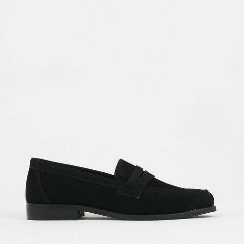 Russell Penny Moc Black Suede Loafer P Crouch & CO | South Africa | Zando