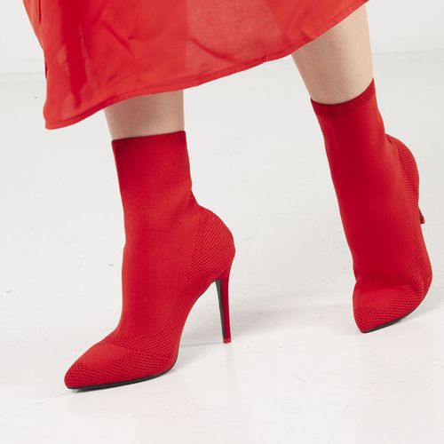 Stiletto Stretch Sock Red Booties Utopia | Price in South Africa | Zando