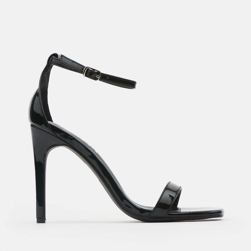 Barely there stiletto heels Black patent Utopia | South Africa | Zando