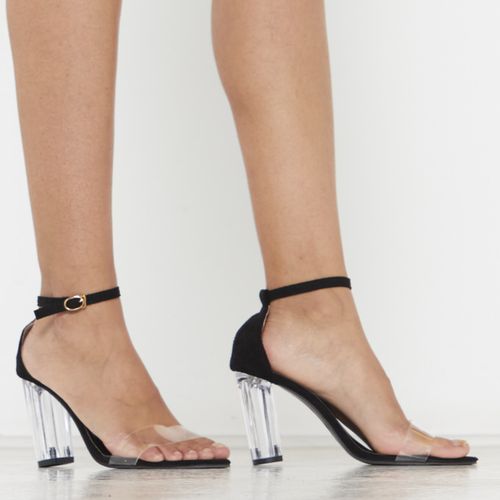 Ankle Strap Perplex Heels - Nude or Pink - Just $4