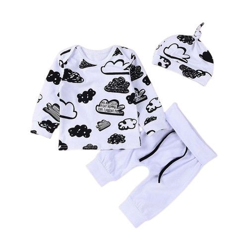 Baby Boys Lovely Clouds Design Long Sleeves Clothes Set Catpapa Kids ...