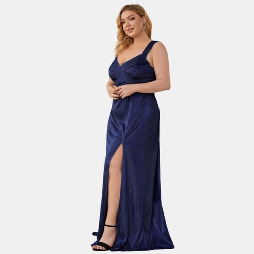 Plus Size Royal Blue Velvet Royal Blue Evening Dress With One Shoulder And  Sweetheart Split 2021 South African Formal Party Gown From Yes_mrs, $94.64  | DHgate.Com