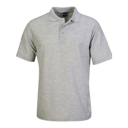 Tee & Cotton PKD Classic Pique Knit Polo Grey Melange Global Citizen ...