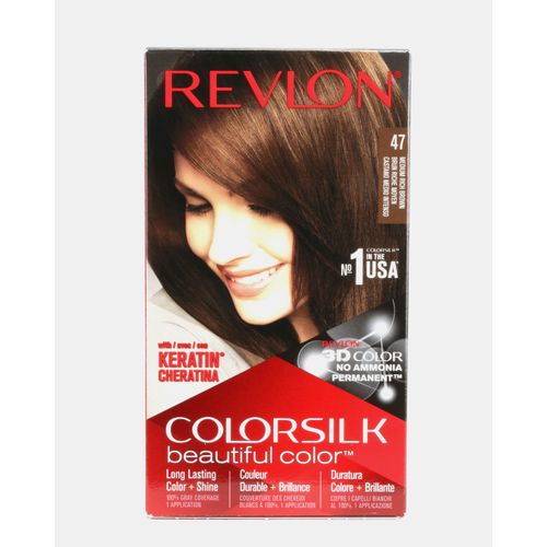 colorsilk permanent hair color medium rich brown 47 revlon