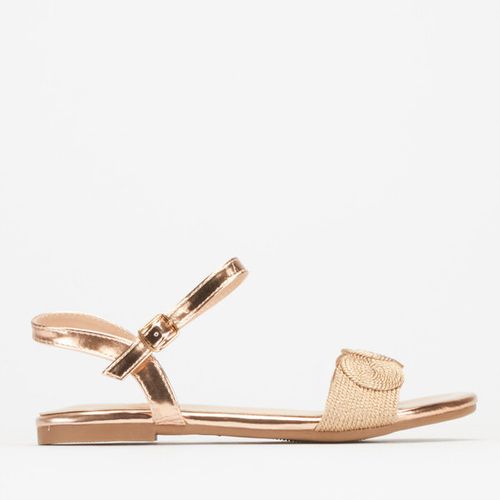 zando rose gold heels