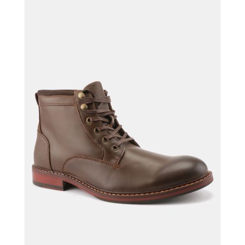 Bata Red Label Casual Lace Up Boots Burgundy Bata | Price in South ...