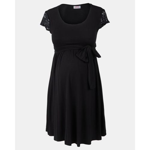 Little Black Dress with Lace Sleeve Absolute Maternity | South Africa ...