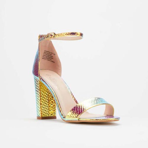 Cosmopolitan G Block Heels Gold Miss 