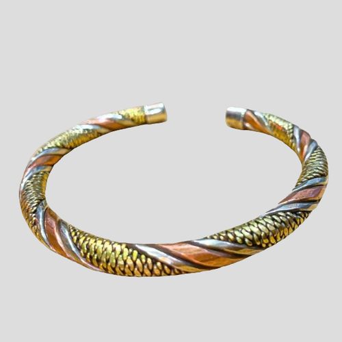 bracelet with 3 metals: copper + iron + brass “LegolasBig” – Officine  Urania – artigianato in rame e metalloterapia