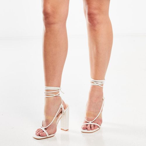 zando white heels