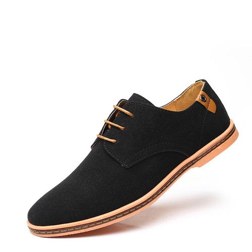 Casual Suede Lace-up Shoe Black Bazics | South Africa | Zando