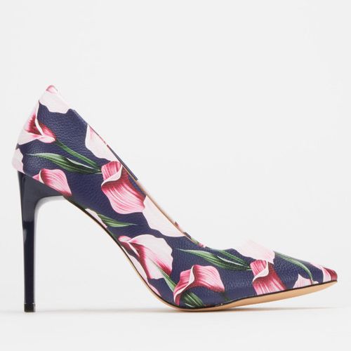 Fifi Court Heels Navy Floral Madison 