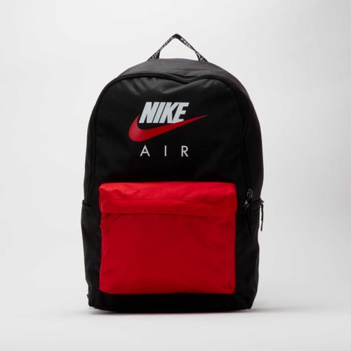 nike air backpack black and red