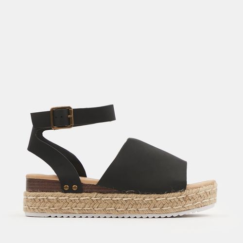 Catherine Ankle Strap Wedge Black Madison | South Africa | Zando