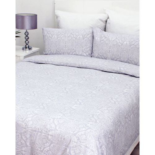 Sheraton Sheraton Alessia Jacquard Duvet Cover Set Grey Zando