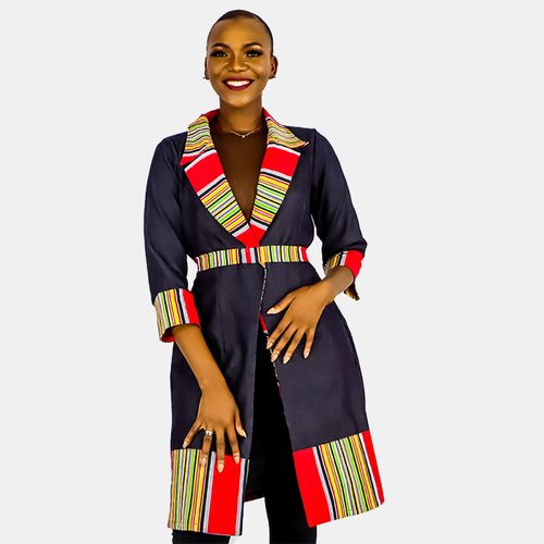 Dercia Venda Denim Coat Africa Fashion House | South Africa | Zando