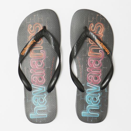 Top Logomania Print Flip Flops New Graphite Havaianas | South Africa ...