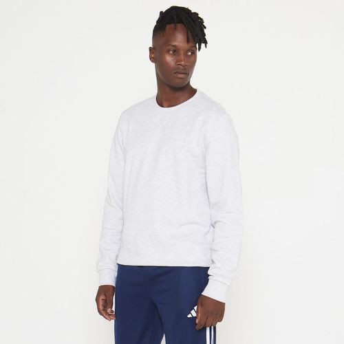 Men's Slim Fit Sweatshirt Light Grey adidas | South Africa | Zando