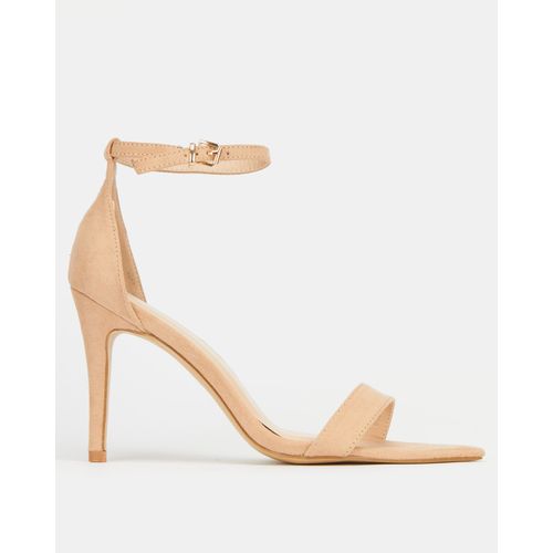 beige barely there heels