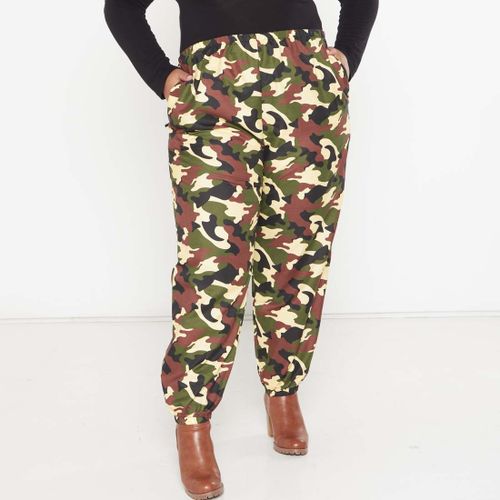 Camouflage JOGGERS Camo Army pants leggings pockets zipper-S/M-L/XL | eBay