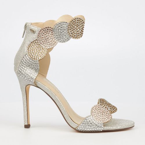 zando silver heels