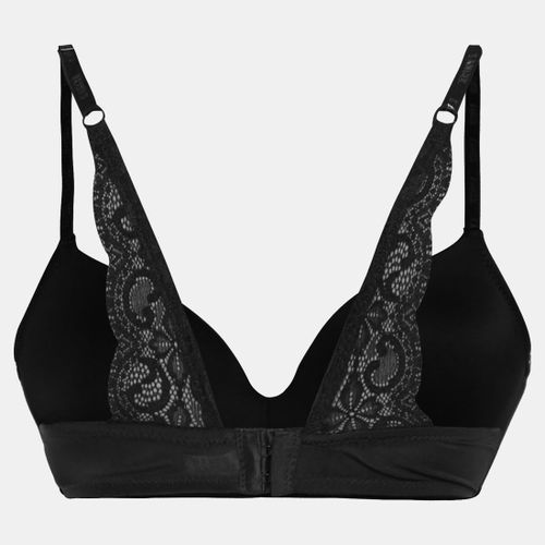 Mokita Women's Comforable Non-Padded Non-Wired Net Bra 40 Size Bra for  Women & Girls Black