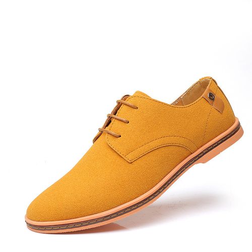 Casual Suede Lace-up Shoe Tan Bazics | South Africa | Zando