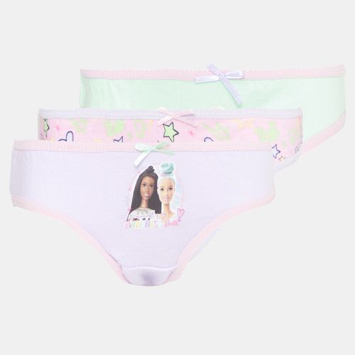 Barbie 3PK Underwear Pink Multi Character Group, South Africa