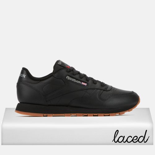 Reebok Classic Leather Gumsole Sneaker Black Reebok | Price in South ...