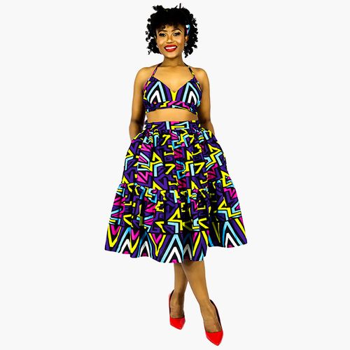 SB Spring 3pc Multi-Color Dress Africa Fashion House | South Africa | Zando