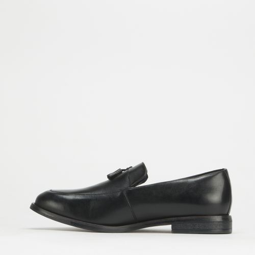 Ambassador Moccassin Tassle Genuine Leather Formal Shoe Black Bata ...
