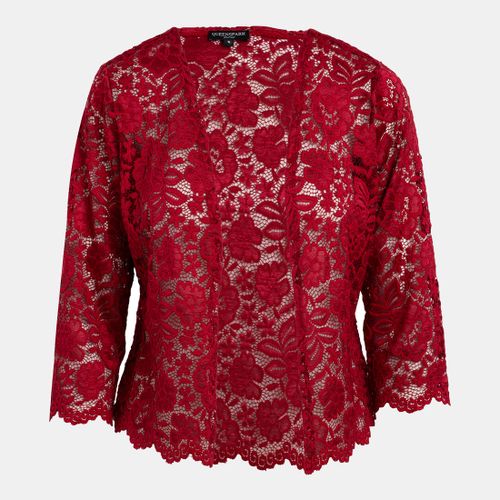 Lace Knit Cover-up Red Queenspark | South Africa | Zando